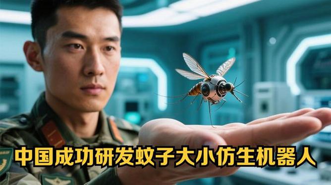 中国成功研发蚊子大小仿生机器人，科技新里程碑