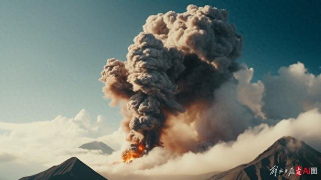 火山喷发时游客急逃，一次惊心动魄的历险之旅